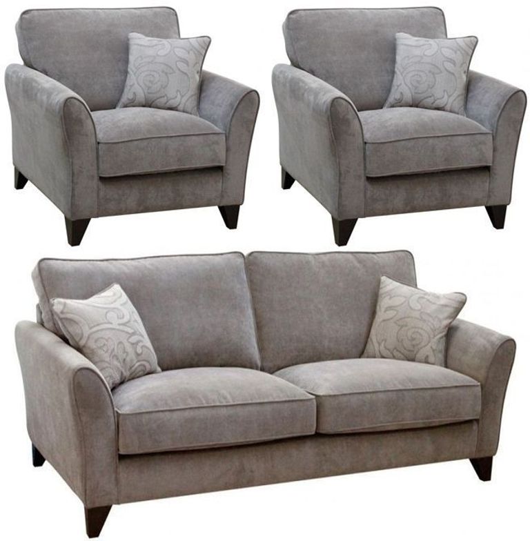 Buoyant Fairfield Fabric Sofa Set - 3+1+1 Seater - Variation Available