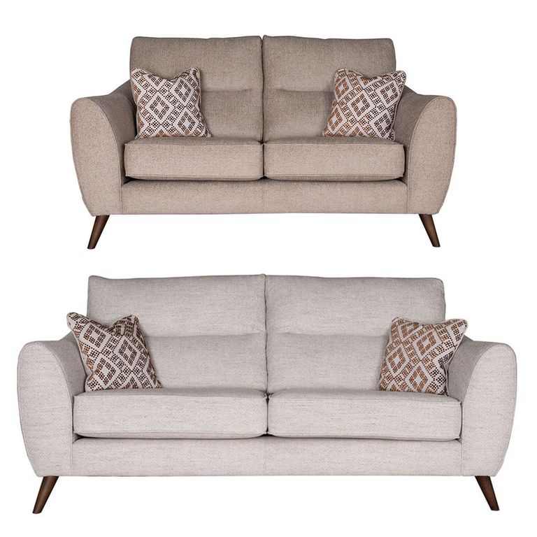 Buoyant Miller Fabric Sofa Set - 3+2 Seater - Variation Available