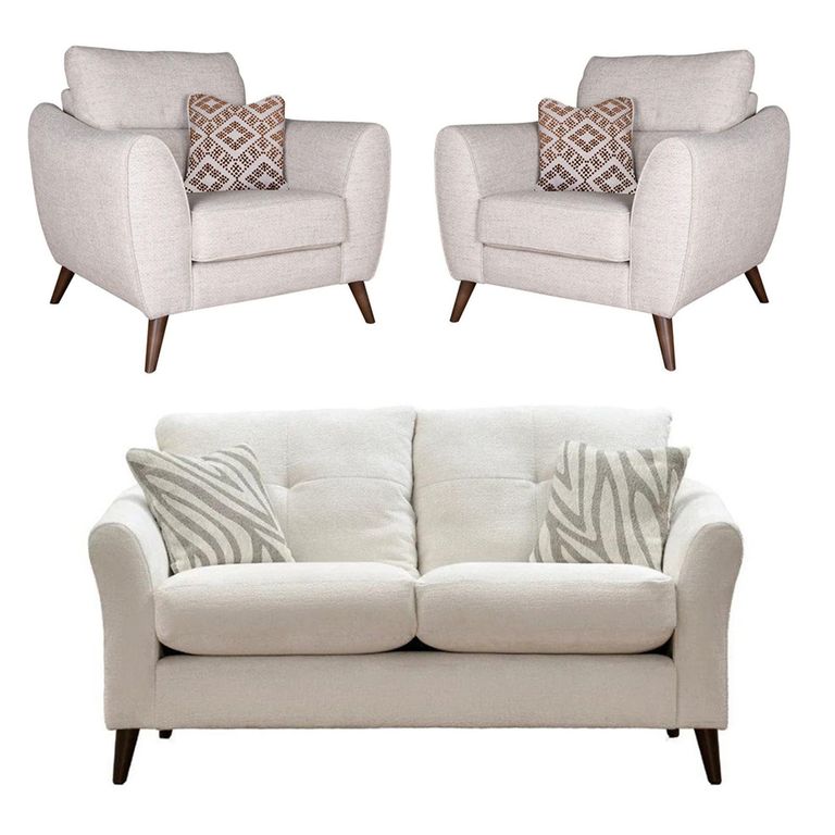 Buoyant Molly Fabric Sofa Set - 2+1+1 Seater - Variation Available