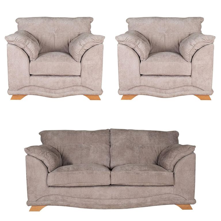 Buoyant Nicole Fabric Sofa Set - 2+1+1 Seater - Variation Available