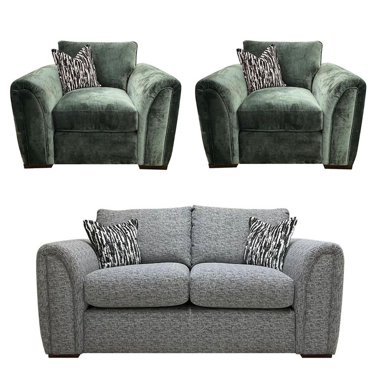 Buoyant Utopia Fabric Sofa Set - 2+1+1 Seater - Variation Available