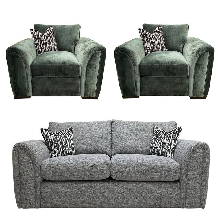 Buoyant Utopia Fabric Sofa Set - 3+1+1 Seater - Variation Available