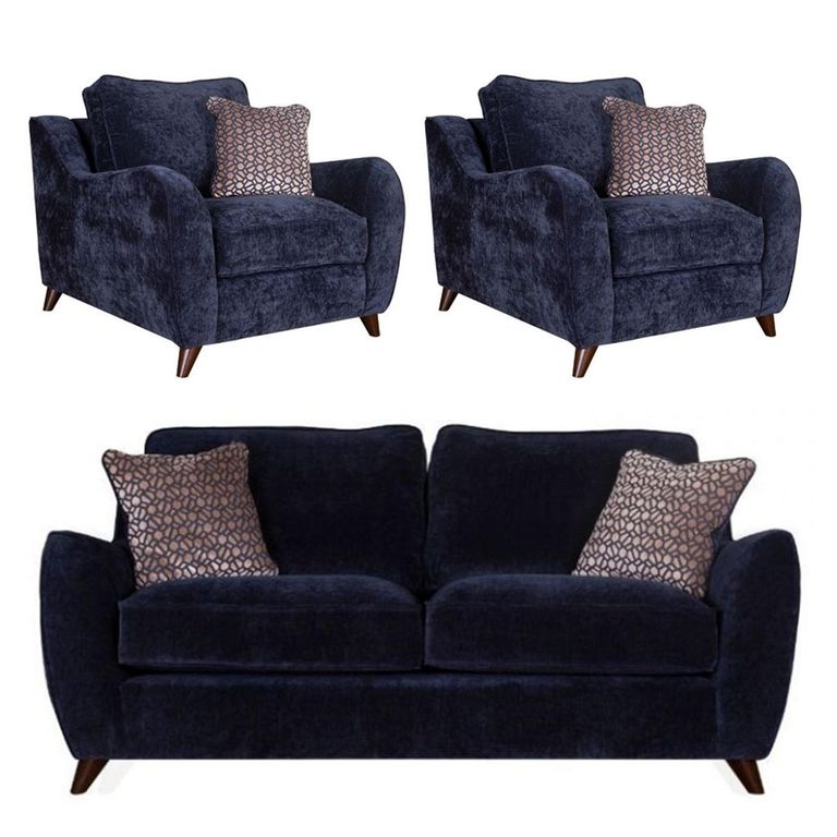Buoyant Varley Fabric Sofa Set - 3+1+1 Seater - Variation Available
