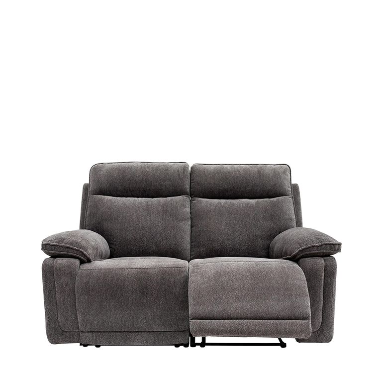Cadenza Charcoal Fabric 2 Seater Electric Recliner Sofa