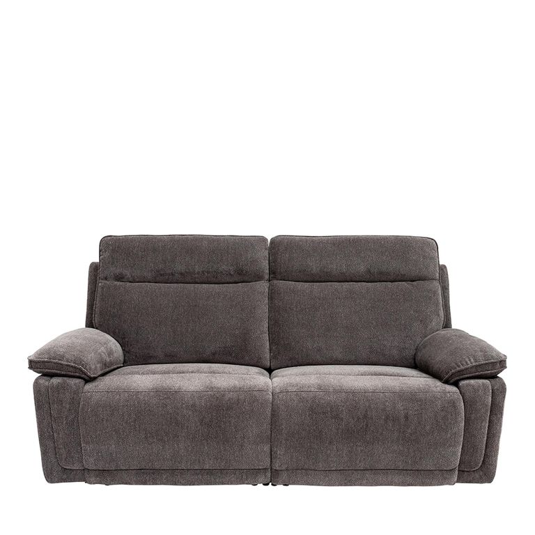 Cadenza Charcoal Fabric 2 Seater Electric Recliner Sofa
