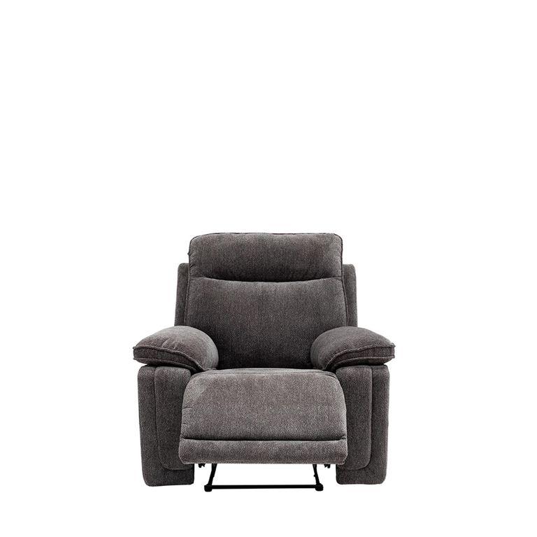 Cadenza Charcoal Fabric Electric Recliner Armchair