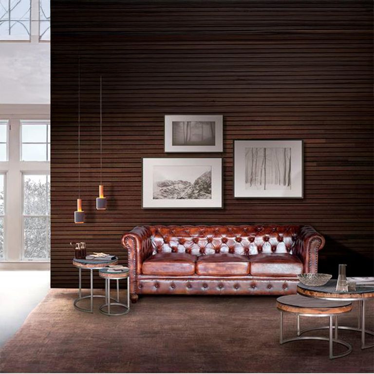 Calistoga Sofa - Brown Leather Chester - 3 Seater