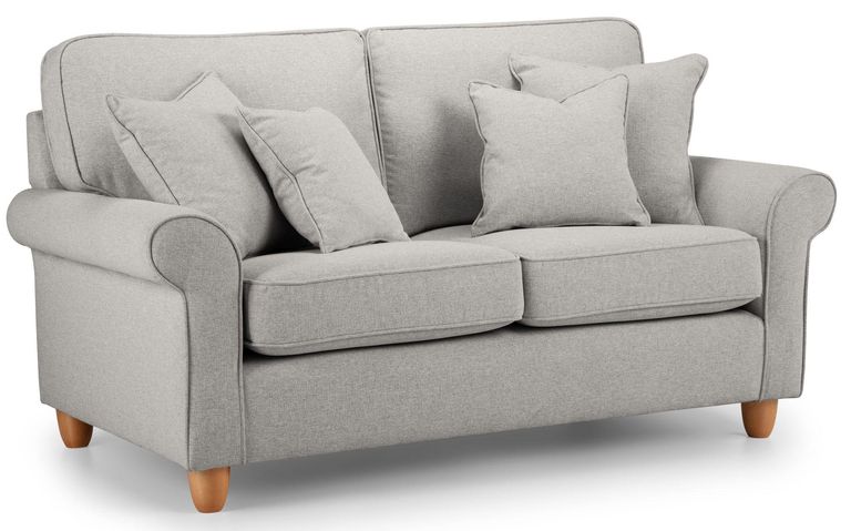 Carina Mink Fabric 2 Seater Sofa