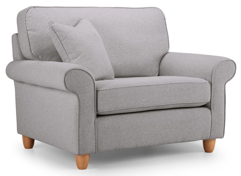 Carina Mushroom Fabric Sunggles Armchair