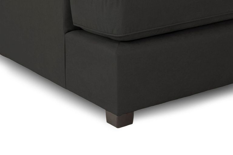 Carnaby U Shape Corner Sofa - Classic Black Fabric