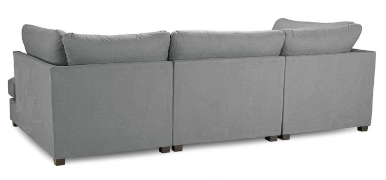 Carnaby U Shape Corner Sofa - Classic Grey Fabric
