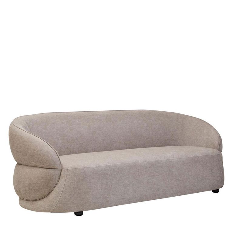 Daphne Sofa - 3 Seater - Taupe Chenille Fabric
