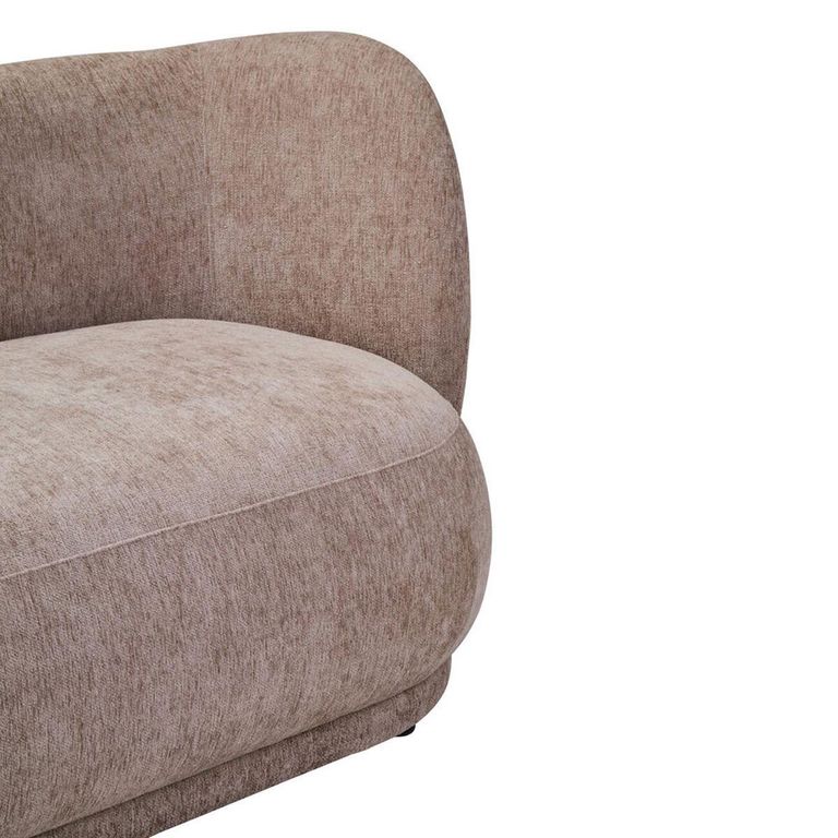 Delray Sofa - 3 Seater - Deep Stone Chenille Fabric