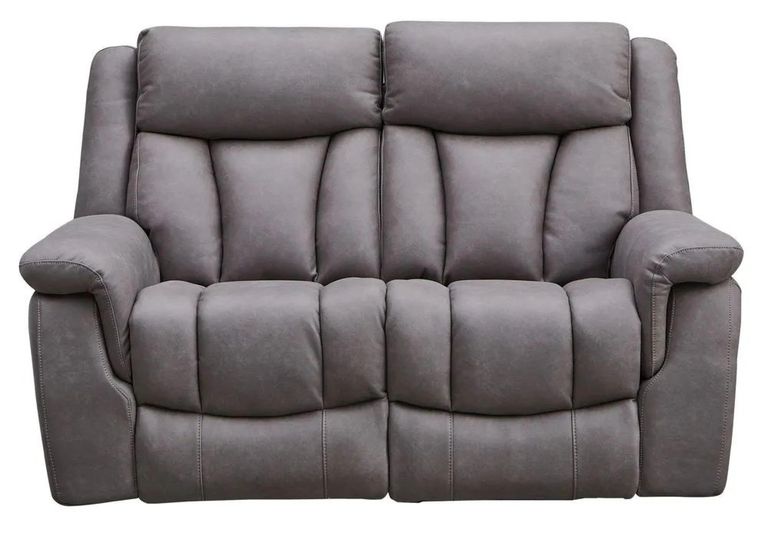 Dylan Grey Fabric 2 Seater Electric Recliner Sofa