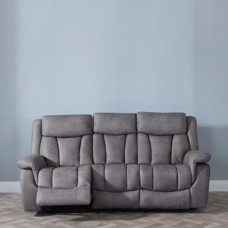Dylan Grey Fabric 3+2+1 Electric Recliner Sofa Set