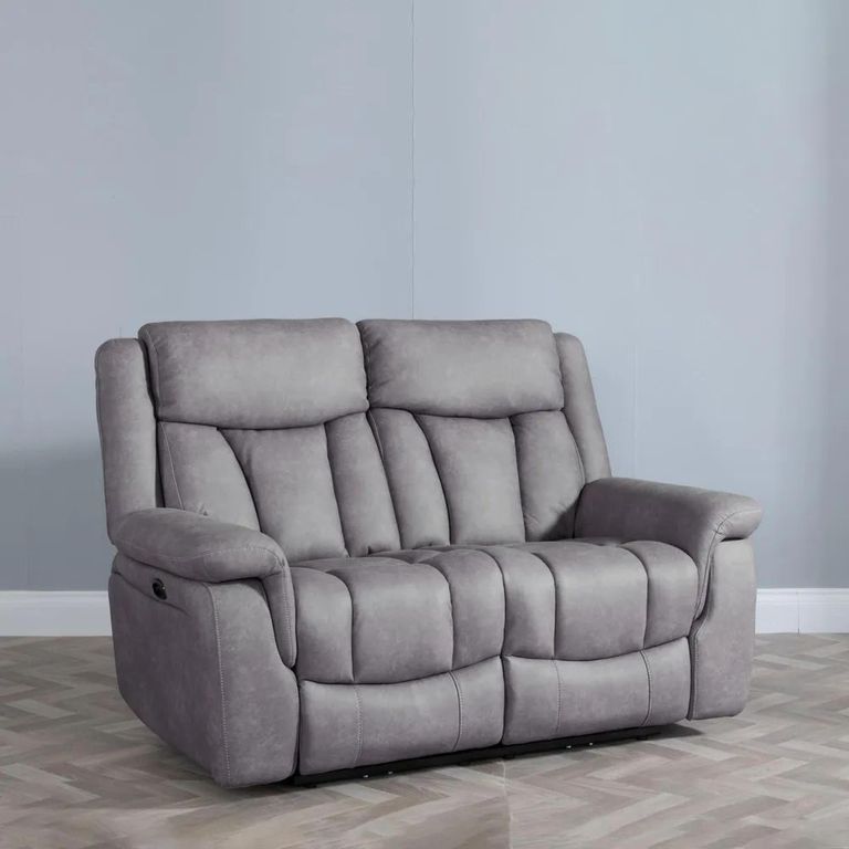 Dylan Grey Fabric 3+2+1 Electric Recliner Sofa Set
