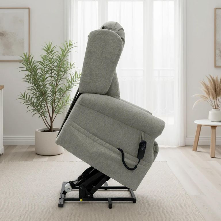 Fairmont Rise Recliner Armchair - Beige Fabric