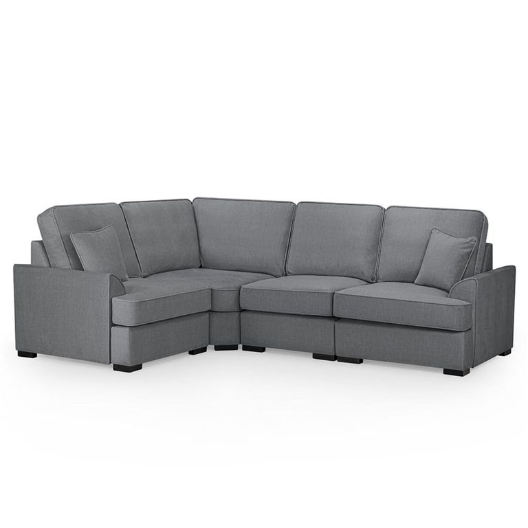 Funk Corner Sofa - Grey Fabric - RHF