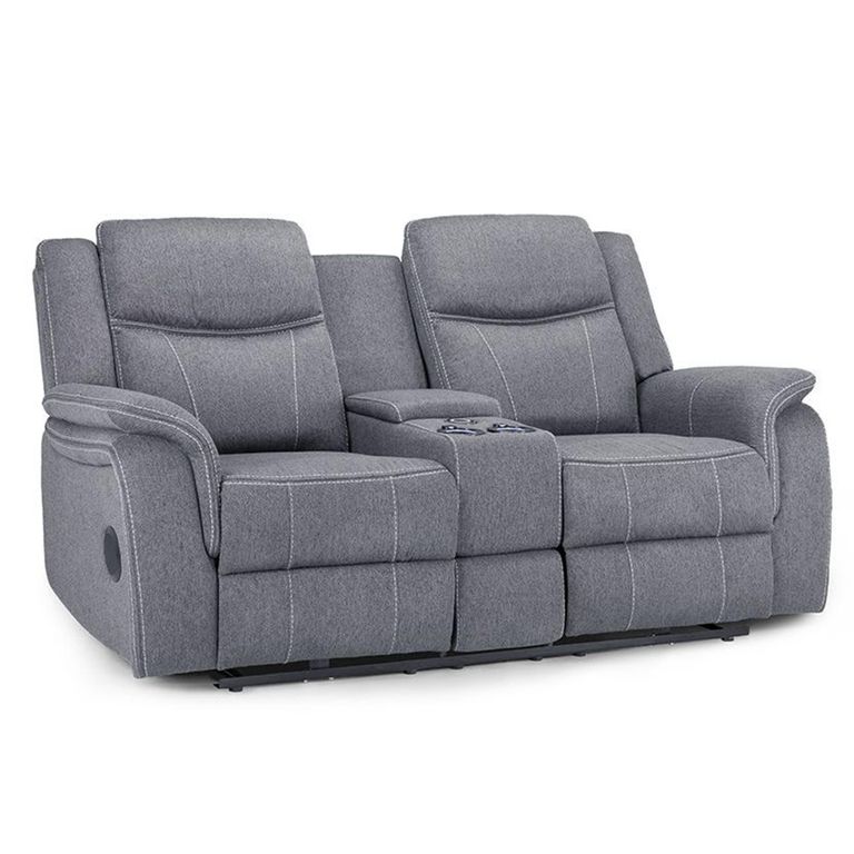 Galaxy Sofa - Tech Grey Fabric - 2 Seater