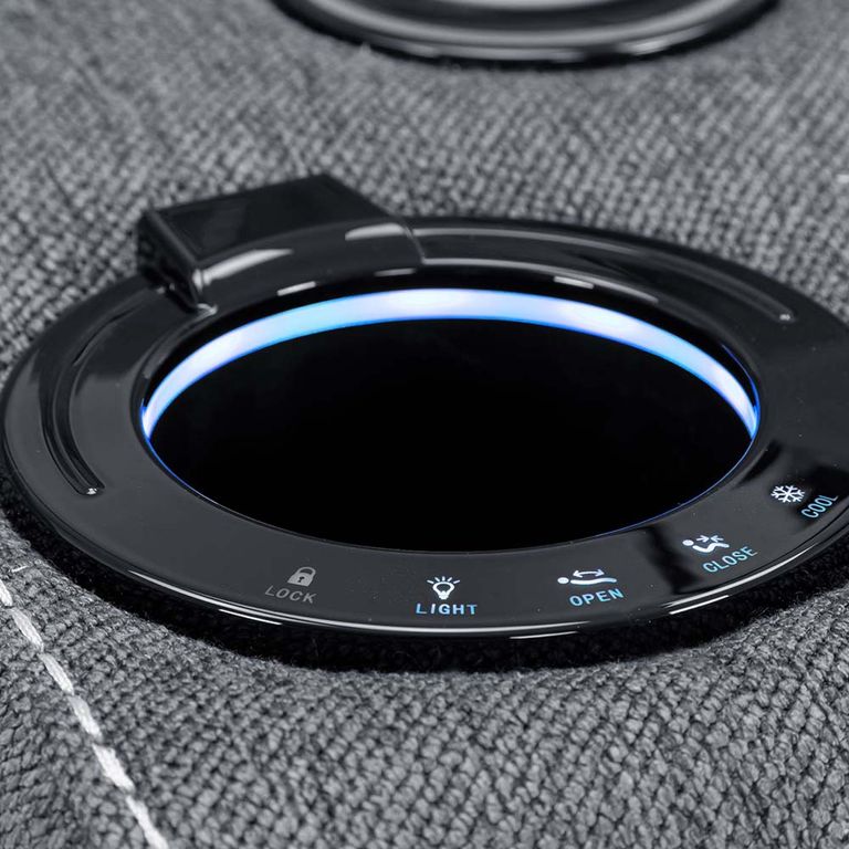 Galaxy Sofa - Tech Grey Fabric - 2 Seater