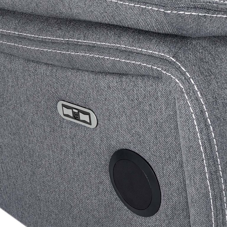 Galaxy Sofa Set - Tech Grey Fabric - 3+2 Seater