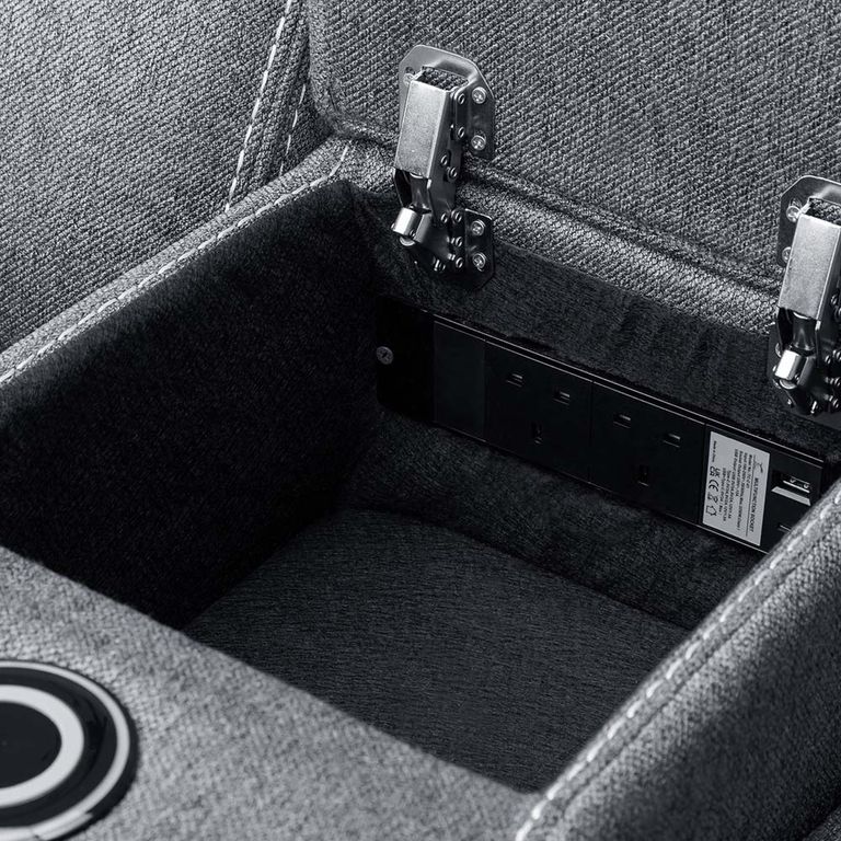 Galaxy Sofa Set - Tech Grey Fabric - 3+2 Seater