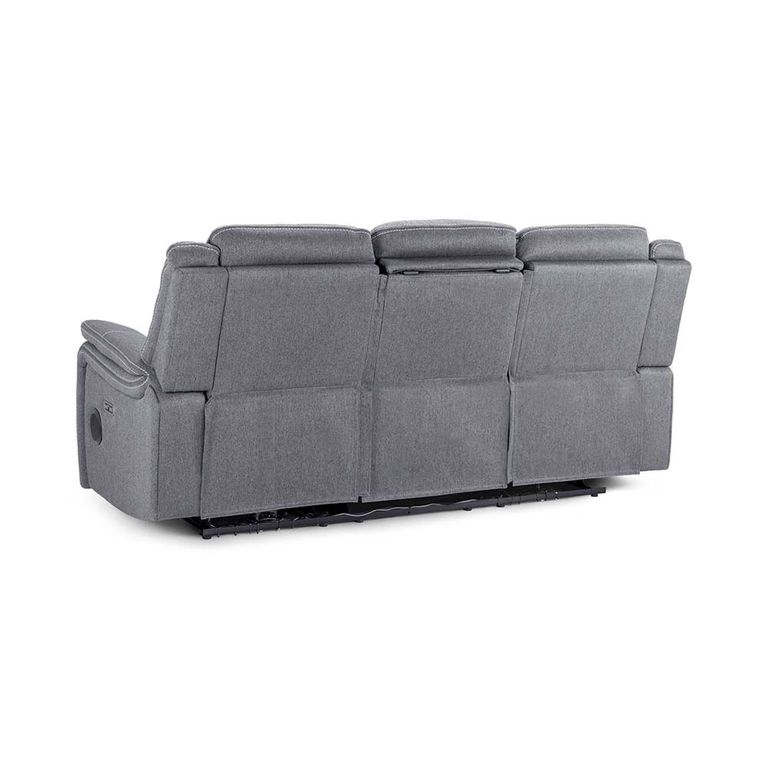 Galaxy Sofa - Tech Grey Fabric - 3 Seater