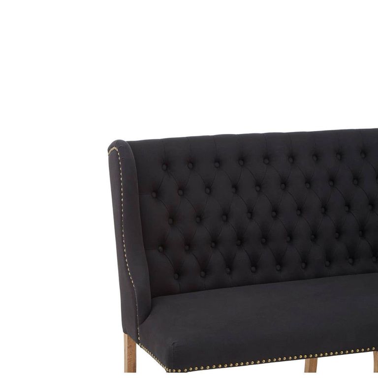 Harrison Sofa - 2 Seater - Black Fabric