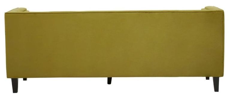 Helia Sofa - 3 Seater - Olive Velvet Fabric