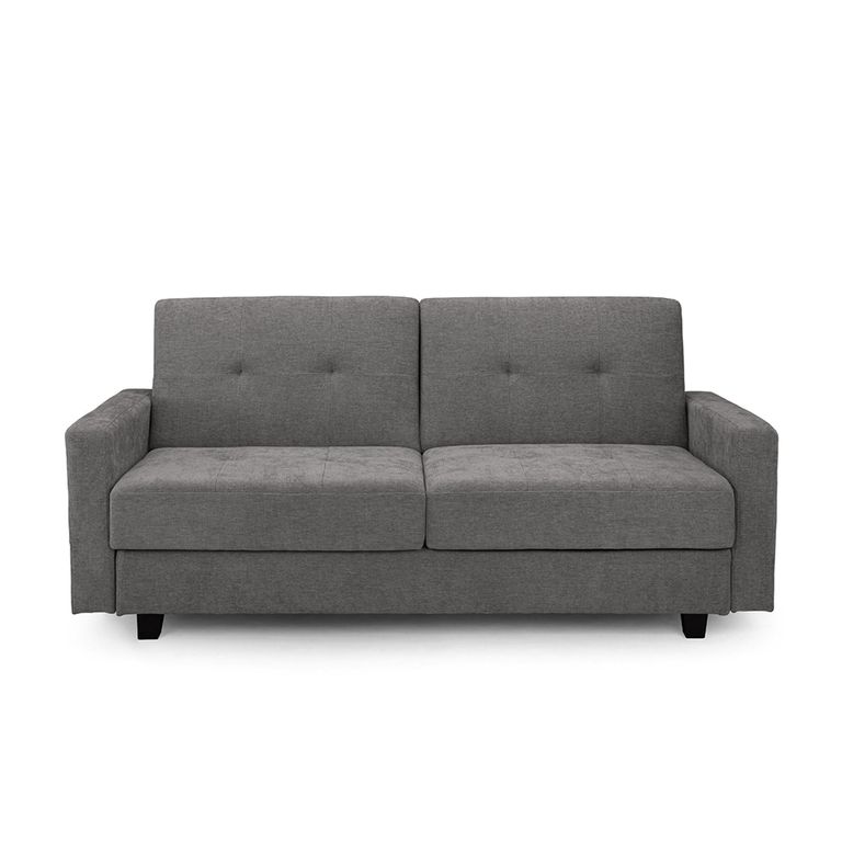 Hive Click Clack Sofa Bed - Grey Fabric - 3 Seater