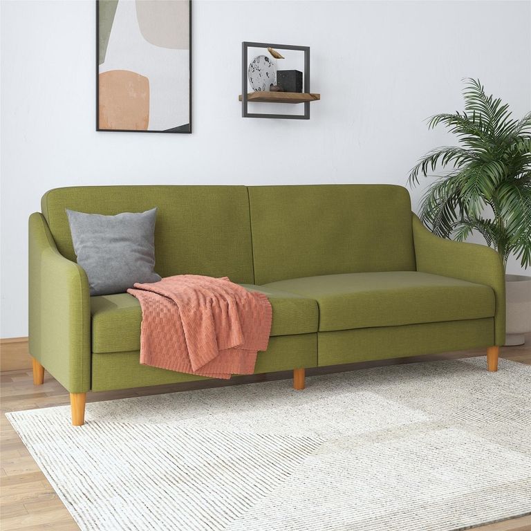 Jack Linen Fabric 2 Seater Sprung Sofa Bed - 2148929UK