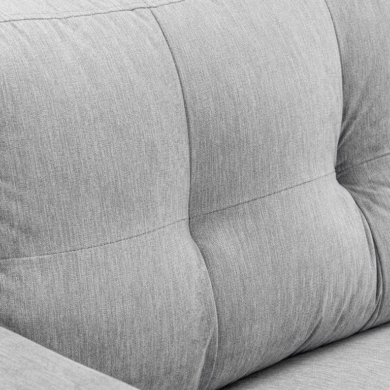 Jerry Sofa - Grey Fabric - 3 Seater