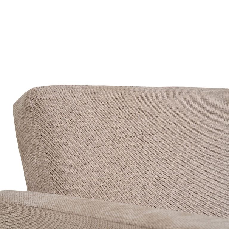Kells Click Clack Sofa Bed - Sand Fabric - Natural Legs