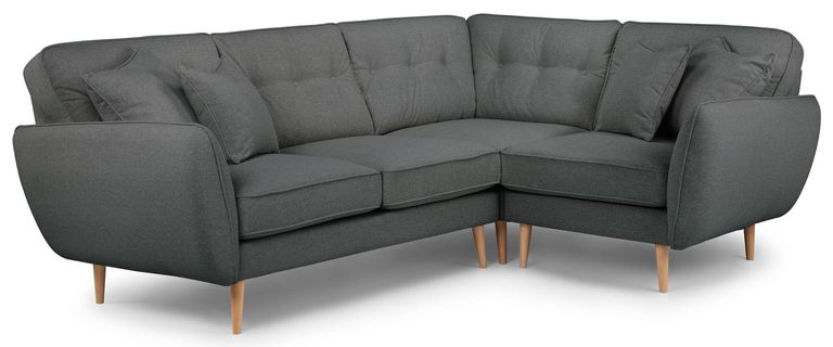 Kendal Charcoal Fabric 2 Corner 1 Sofa