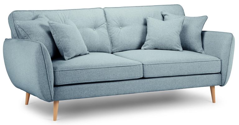 Kendal Lagoon Fabric 3 Seater Sofa