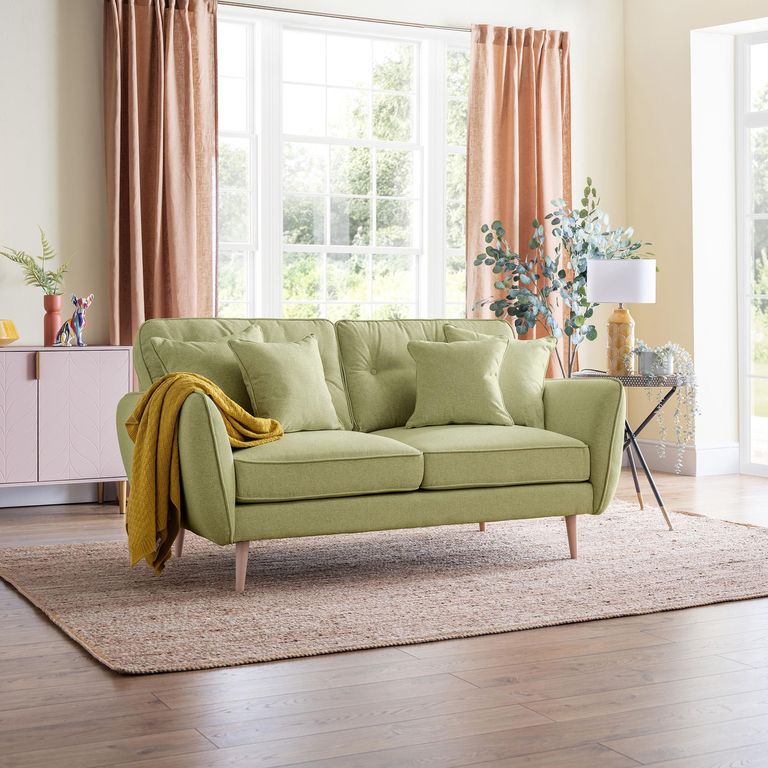 Kendal Lichen Fabric 2 Seater Sofa