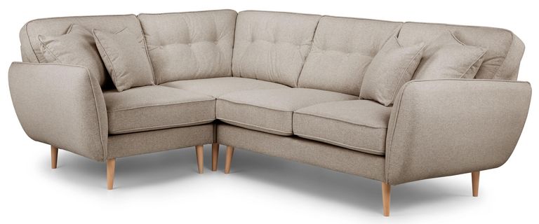 Kendal Mink Fabric 1 Corner 2 Sofa