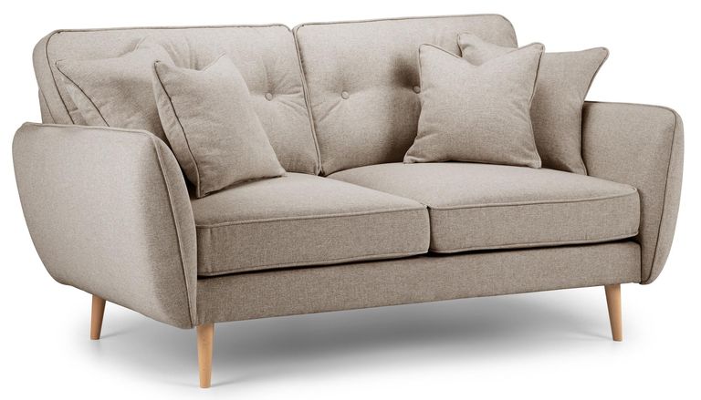 Kendal Mink Fabric 2 Seater Sofa