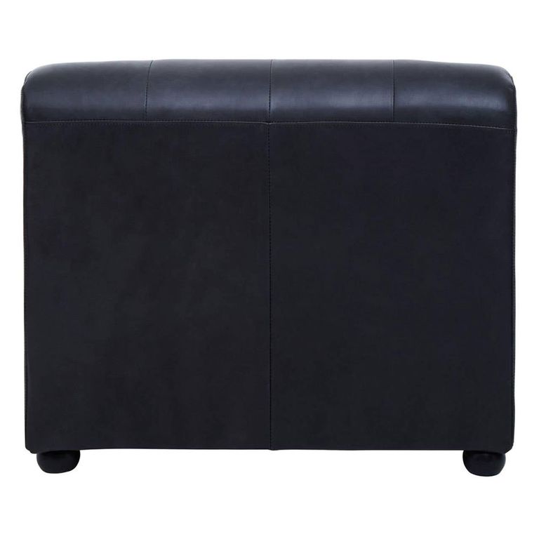 King Sofa - Distressed Slate Grey Leather - RHF