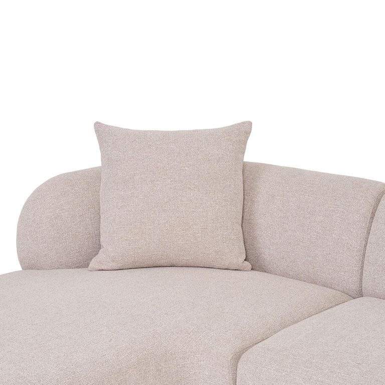 Kingston Lounge Sofa - Natural Fabric - LHF