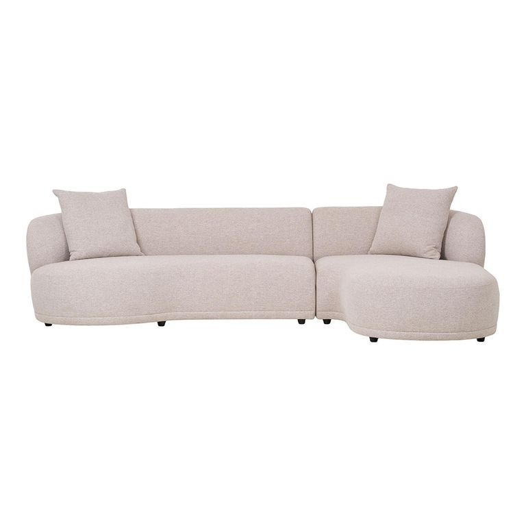 Kingston Lounge Sofa - Natural Fabric - RHF