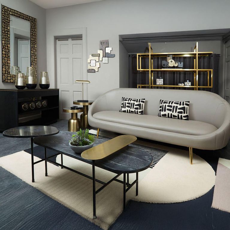 Lagero Sofa - 3 Seater - Brown Faux Leather