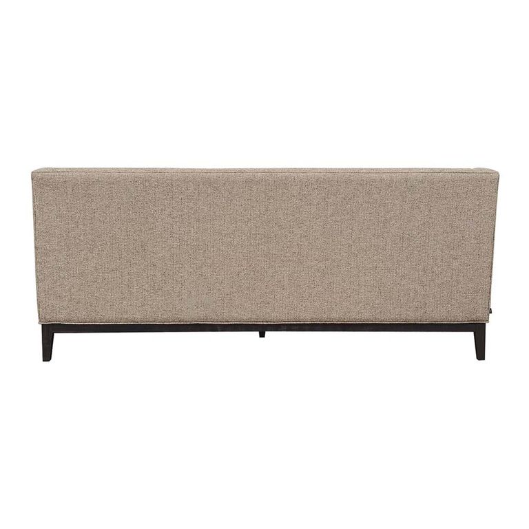 Theodore Sofa - Dark Taupe - Buttoned - 3 Seater