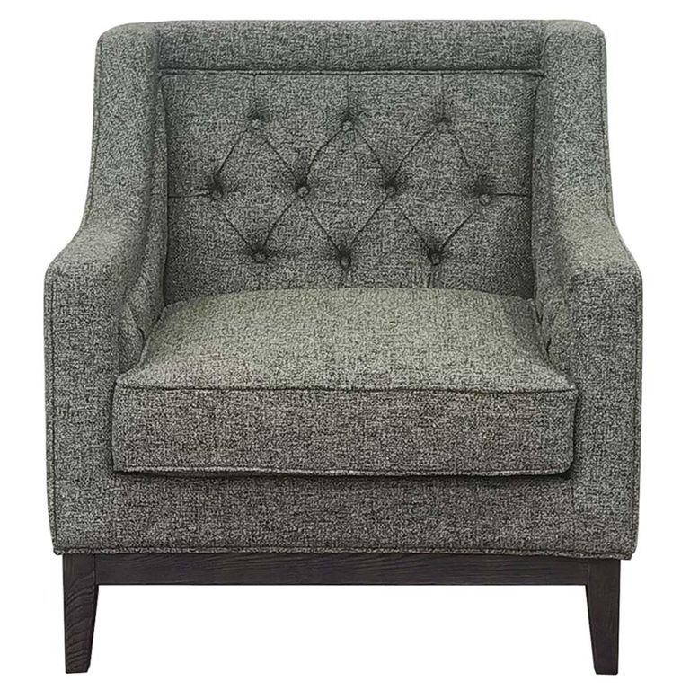 Theodore Armchair - Forest Green - Buttoned