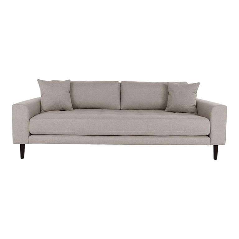Lido Sofa - 3 Seater - Stone - Fabric