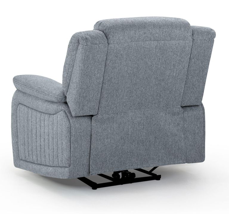 Linden Recliner Armchair - Grey Fabric