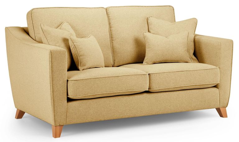 Linnet Corn Fabric 2 Seater Sofa