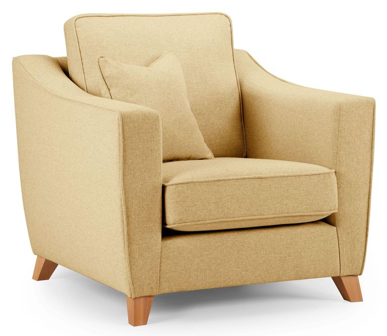 Linnet Corn Fabric Armchair