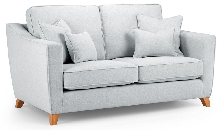 Linnet Dove Grey Fabric 2 Seater Sofa