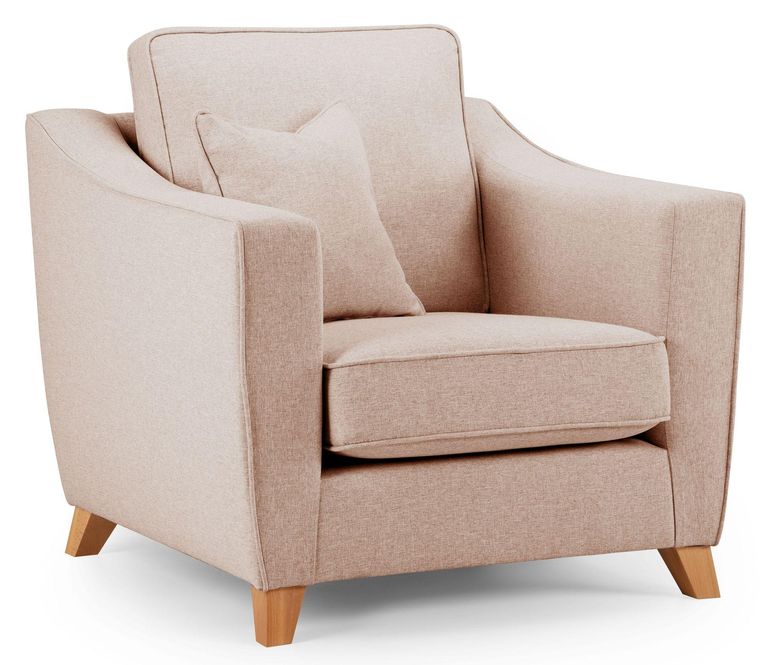 Linnet Pastel Fabric Armchair